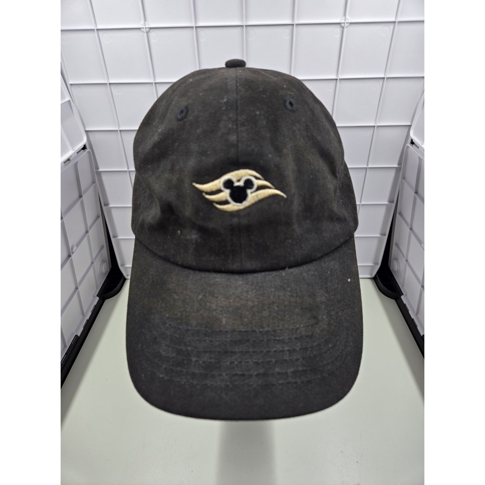 Disney Cruise Line Mickey Mouse Houndstooth Hat Cap Adult Black
